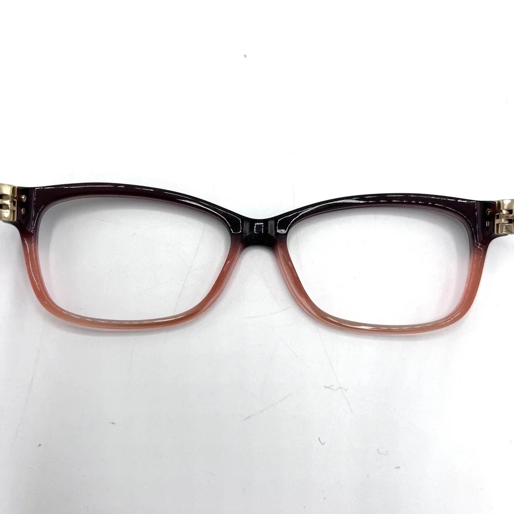Jimmy Choo JC110 53-15-135 Burgundy Peach Ombre Crystal Eyeglasses Frames Only